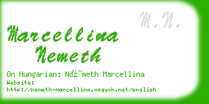 marcellina nemeth business card